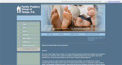 Desktop Screenshot of familypodiatrygroupoftampa.com